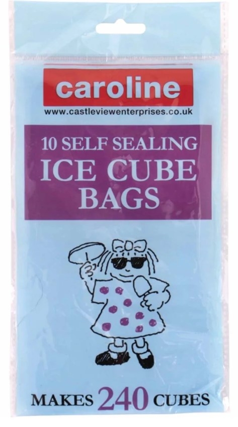 CAROLINE ICE CUBE BAGS 10 PACK