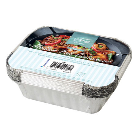 K/F MEDIUM 6 INCH FOIL CONTAINERS