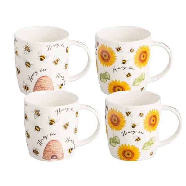 P&K HONEY BEE CHINA MUG
