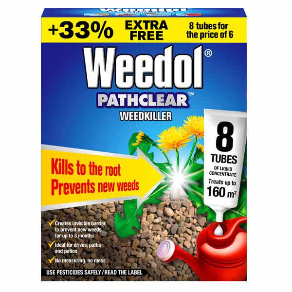 WEEDOL PATHCLEAR TUBES 6 + 2 FREE