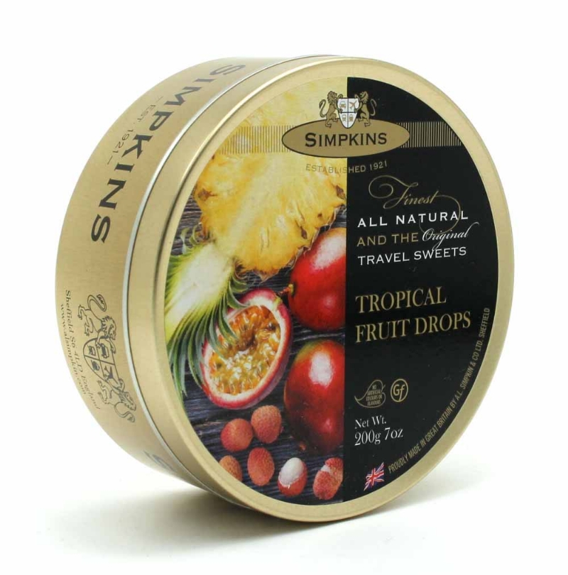 SIMPKINS TROPICAL FRUIT DROPS