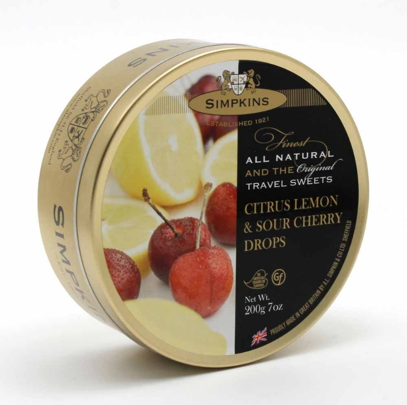 SIMPKINS CIT LEMON S CHERRY DROPS