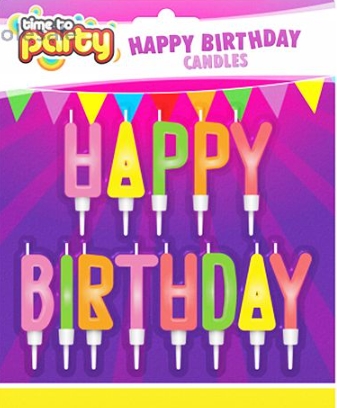 TIMETOPARTY HAPPY BIRTHDAY CANDLES