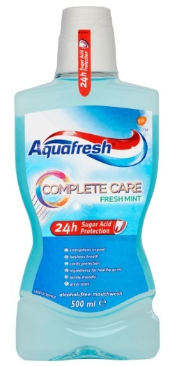 AQUAFRESH FRESH &MINTY M/WASH 500ml