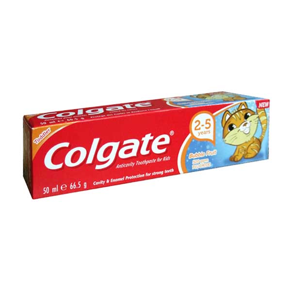 COLGATE KIDS T/PASTE BUB FRUIT 50ML