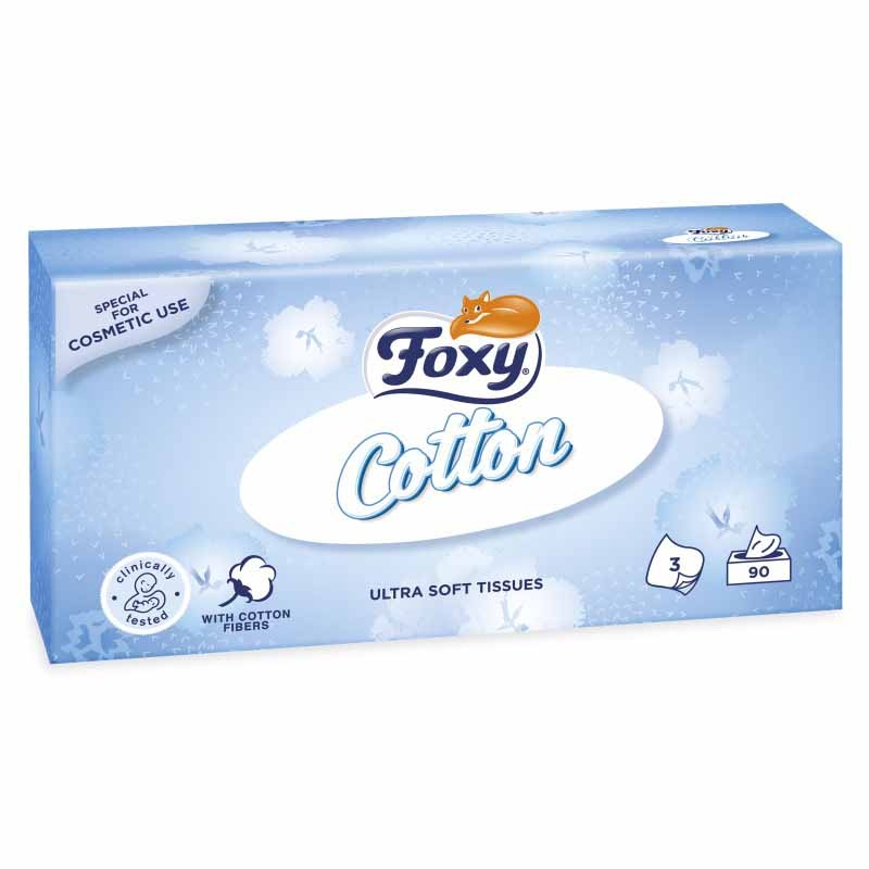 FOXY COTTON FACIAL TISSUE REGULAR