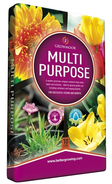 GROWMOOR MULTI-PURP COMPOST 10LTR