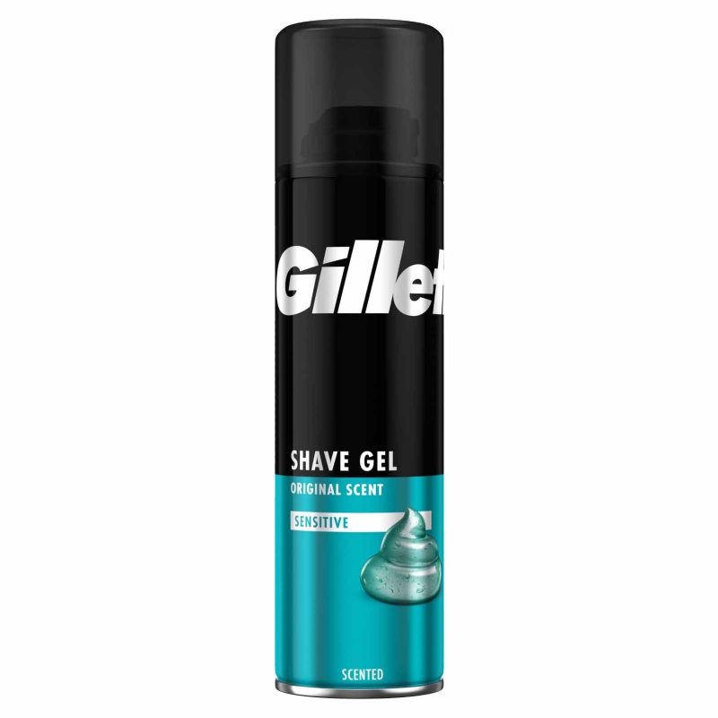 GILLETTE SENSITIVE SHAVE GEL 200ml