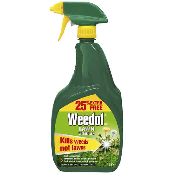 WEEDOL LAWN WEED GUN 800ML + 25%