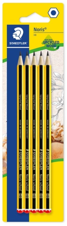 STAEDTLER 5PK GRAPHITE PENCILS 5HB