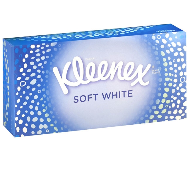 KLEENEX TISSUES SOFT WHITE 2 PLY