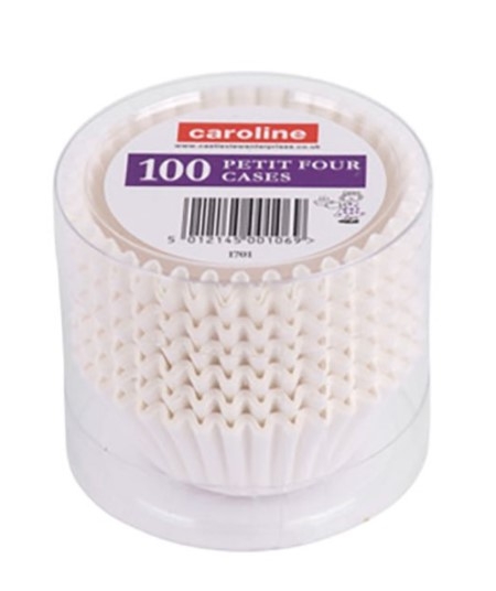 CAROLINE PETIT FOUR CASES 100 PACK