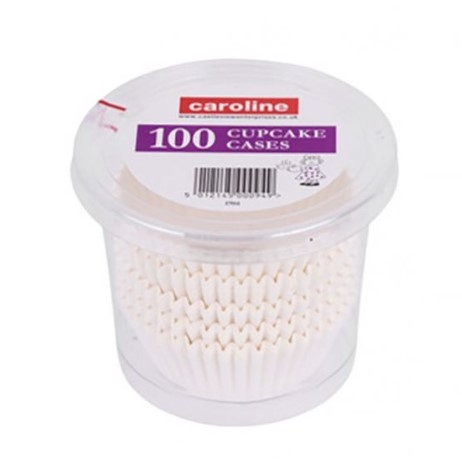 CAROLINE WHITE BUN CASES 100 PACK