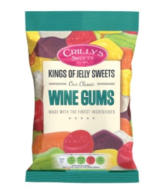CRILLYS PREMIUM WINE GUMS 100G
