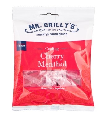 MR CRILLY'S CHERRY MENTHOL 90G