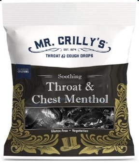 MR CRILLYS MENTHOL THROAT & COUGH