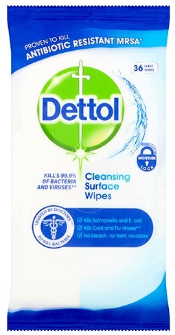 DETTOL ANTI BAC WIPES 36'S