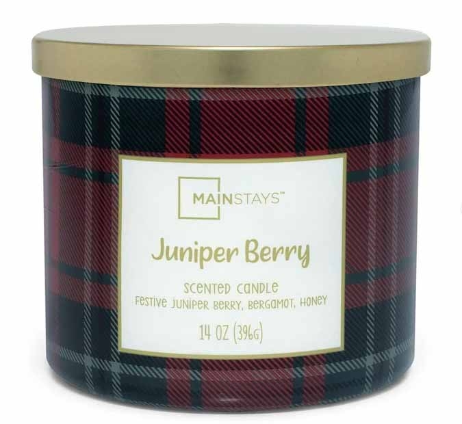MAINSTAY 3 WICK CANDLE JUNIPER