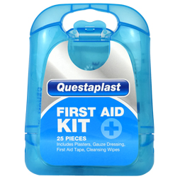 QUESTAPLAST FIRST AID KIT 25 PIECE
