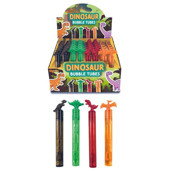 DINOSAUR BUBBLE TUBES 11CM