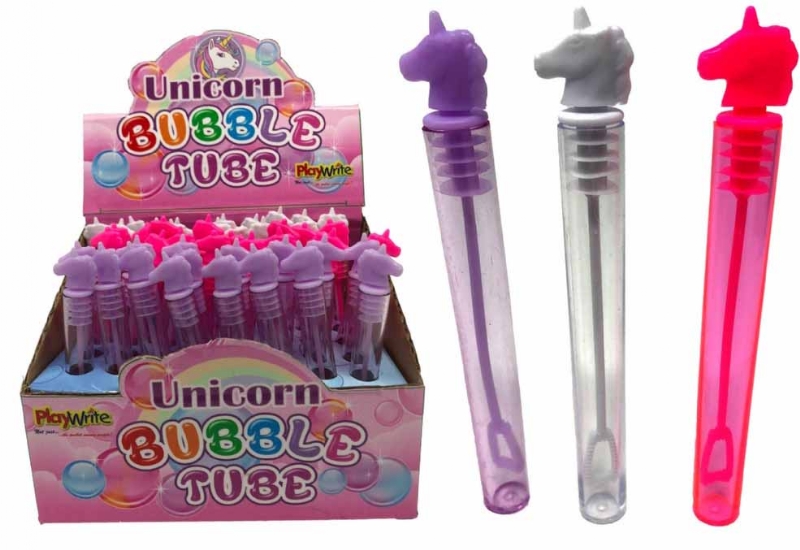 UNICORN BUBBLE TUBES 11CM