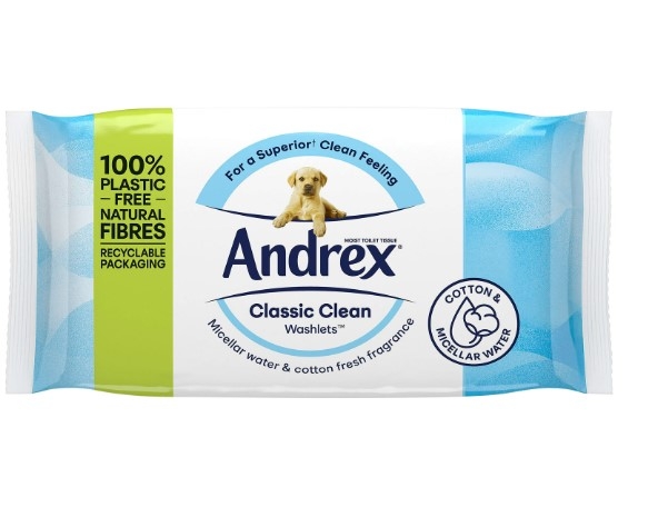 ANDREX WASHLETS CLASSIC CLEAN 36'S