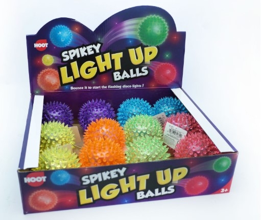 FLASHING SPIKEY BALL DISPLAY