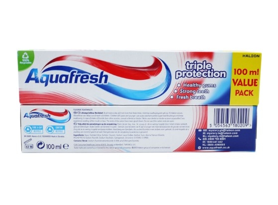 AQUAFRESH TRIPLE ACT T/PASTE 100ML