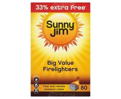 SUNNY JIM FIRELIGHTERS 80 PACK