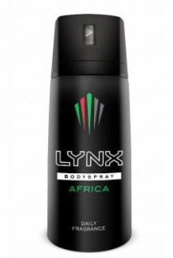 LYNX BODY SPRAY AFRICA150ML