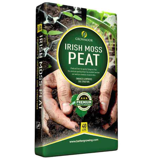 GROWMOOR IRISH MOSS PEAT 40LTR