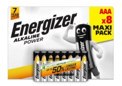 ENERGIZER ALKALINE POWER AAA 8PK