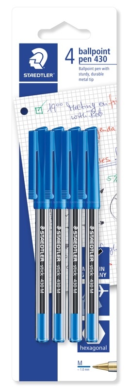 STAEDTLER 430 BALLPOINT PEN BLUE