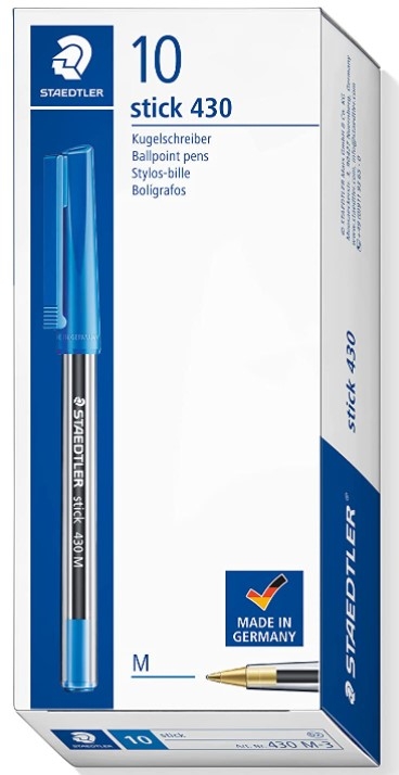 STAEDTLER 430 BALLPOINT PEN BLUE