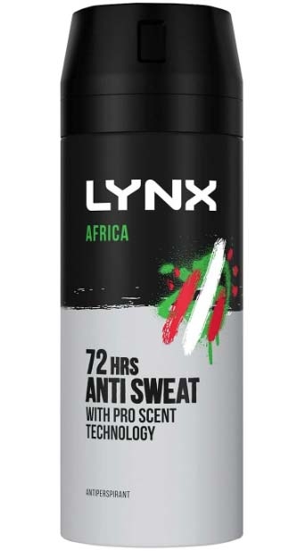 LYNX ANTIPERSPIRANT AFRICA150ML