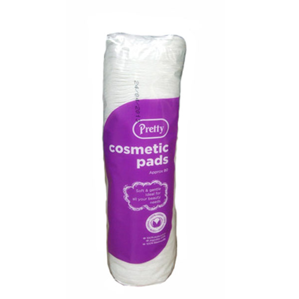 PRETTY COTTON COSMETIC PADS 80 PACK
