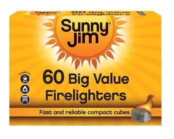 SUNNY JIM FIRELIGHTERS 60 PACK