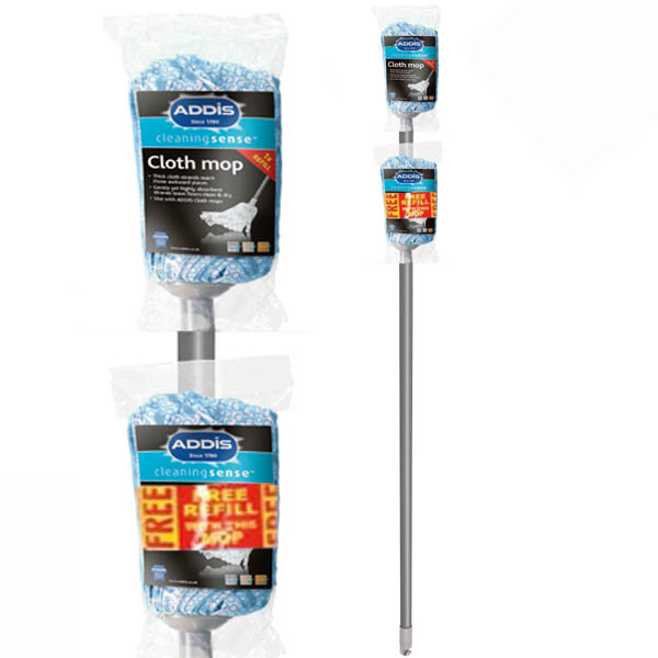 ADDIS CLOTH MOP + FREE EXTRA REFILL