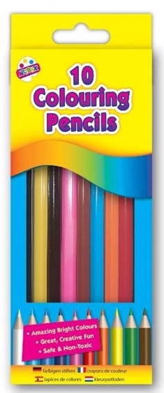 ARTBOX COLOURING PENCILS 10PK