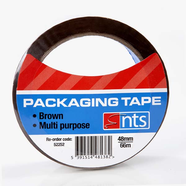 NTS BROWN PACKAGING TAPE 48mm x 66m