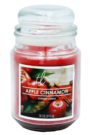 TRUELIVING APPLE & CINNAMON CANDLE