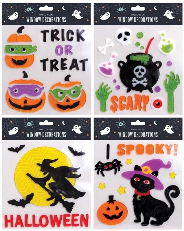 HALLOWEEN PUMPKIN GEL WINDOW