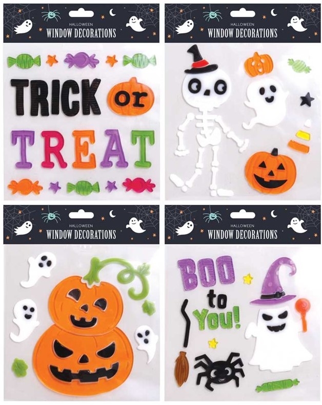 HALLOWEEN GEL WINDOW STICKERS