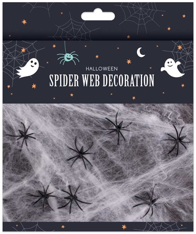 HALLOWEEN SPIDER WEB DECORATION