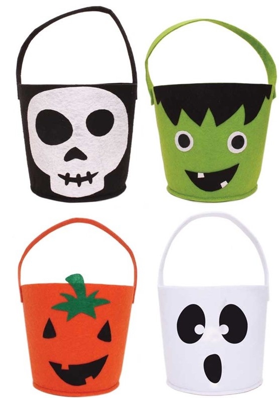 HALLOWEEN FELT TREAT BUCKET