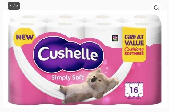 CUSHELLE SIMPLY 16PK TOILET PAPER