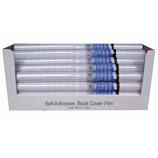 J/S CLEAR BOOK COVER FILM 45CMX 1M