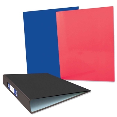 J/S A4 RING BINDER ASSORTED GLOSS