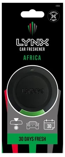 LYNX AFRICA 3D HANGING AIR FRESHNER