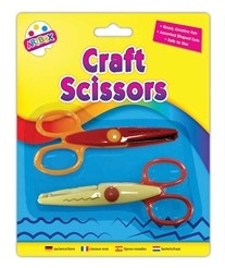 CHILDRENS CRAFT WAVY EDGE SCISSORS